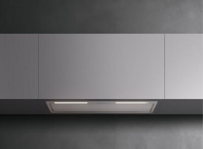 Falmec Gruppo Incasso Plus 70 Inox Cappa Gruppo Incasso 70 cm Acciaio finitura Scotch Brite Aspirazione perimetrale Pulsantiera elettronica - CGIW70.E26P2#EUI490F
