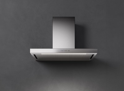 Falmec Plane Plus 90 Inox Cappa a Parete 90 cm Acciaio inox finitura scotch brite Luce dinamica e dimmerabile - CPLN90.E23P2#EUI490F