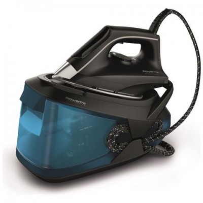 Ferro da Stiro con Caldaia Continua 2400 W 1.7 Litri Microsteam 400 soleplate Black Rowenta Powersteam VR8317 