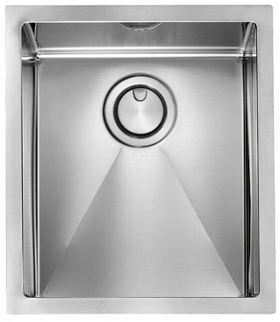 Lavello da Incasso 1 Vasca 39 x 45 cm Sottotop Acciaio Inox Vintage FILORAGGIATO VINTAGE CM 072004.X0.01.2063 - 072004XCSSP