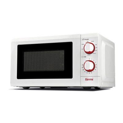 Girmi FM06 Forno a Microonde Combinato 20 Litri - 700 W Miroonde - 900 W Grill - Bianco