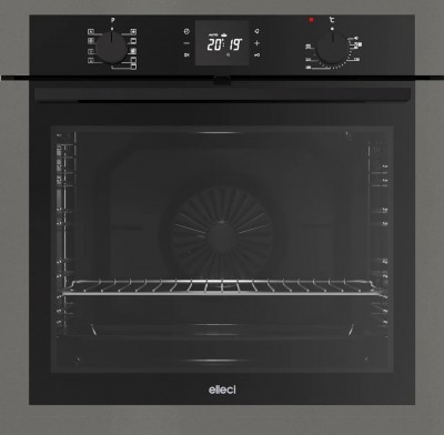 Elleci PLANO PLUS FMPP60273NS Forno da Incasso Elettrico Grigio Titanium