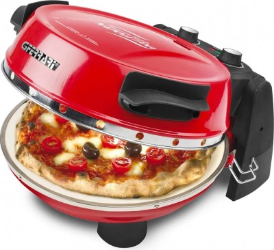 Forno Elettrico per Pizza con Piastra in Pietra refrattaria 1200 Watt Timer 400 °C G3 Ferrari  G1003202 Pizzeria Snack Napoletana