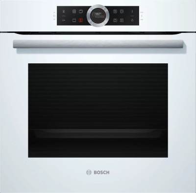 Forno da Incasso Multifunzione Elettrico Termoventilato Bianco Serie 8 Bosch HBG635BW1