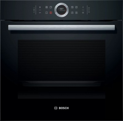 Forno da Incasso Multifunzione Elettrico Pirolitico Nero Serie 8 Bosch HBG675BB1