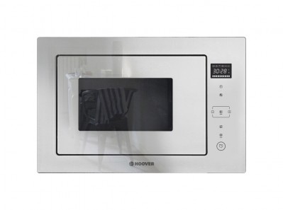 Forno Microonde da incasso Compatto 25 Litri Altezza 38 cm Finitura Bianco Hoover HMBG25/1GDFW 