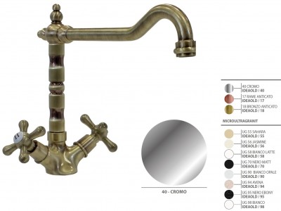 IDEAOLD Miscelatore rubinetto Plados  code 40 CROMO