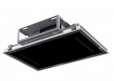 Cappa a Soffitto 90 x 60 cm Nera - Vetro Nero Classe A Tecnowind KA4022_F  90 - K559I0001