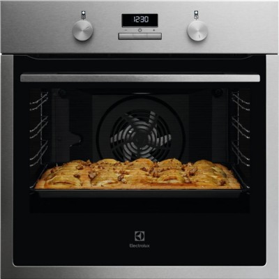 Forno da Incasso Multifunzione Elettrico 60 cm Acqua Cleaning Classe A Estetica Inox Antimpronta Serie 300 Electrolux KOIGH00X 