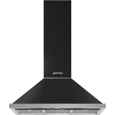 Cappa a Parete 90 cm Antracite Estetica Portofino SMEG KPF9AN 