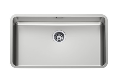 Lavello 1 Vasca Sottotop 756 x 426 mm Acciaio Inox Finitura Spazzolato Serie S400 Foster 1870 850 - 1870850