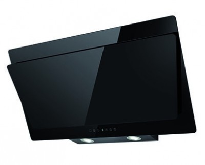 Cappa a Parete 60 cm Nero e Vetro Classe A Tecnowind LETTER 60 - K725R0027