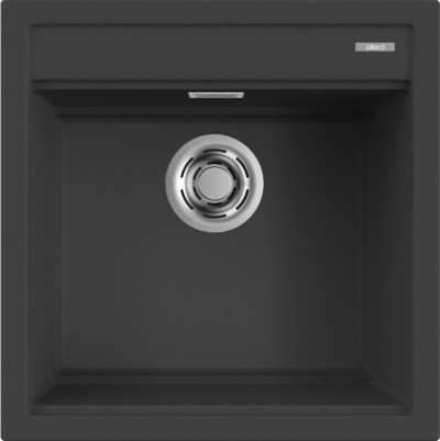 Elleci LGB10459 Lavello da Incasso 1 vasca - Monovasca Sopratop 51 x 51 cm finitura Granitek Classic Antracite 59 Best 104