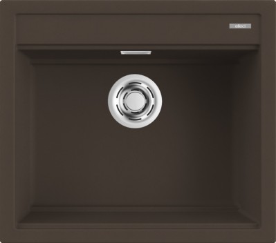 Elleci LGB10578 Lavello da Incasso 1 vasca - Monovasca Sopratop 57 x 51 cm finitura Granitek Matt Espresso 78 Best 105