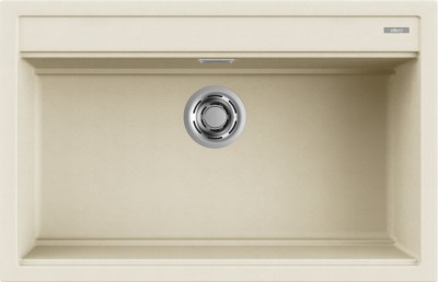 Lavello da Incasso 1 vasca - Monovasca Sopratop 79 x 51 cm finitura Granitek Classic Bianco Antico 62 Best 130 Elleci LGB13062