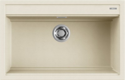Elleci LGB13062 Lavello da Incasso 1 vasca - Monovasca Sopratop 79 x 51 cm finitura Granitek Classic Bianco Antico 62 Best 130