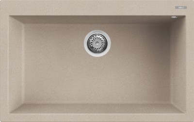 Elleci LGQ13051 Lavello da Incasso 1 vasca - Monovasca Sopratop 79 x 50 cm finitura Granitek Classic Avena 51 Quadra 130