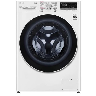 Lavasciuga Libera Installazione Smart AI DD  TurboWash 9 kg Lavaggio - 6 kg Asciugatura Classe E Lavaggio a vapore 1400 giri/min. LG F4DV509H0E