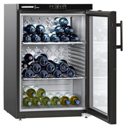 Cantina Vini Vinothek Libera Installazione 66 Bottiglie Altezza 89 cm Classe G Nero Liebherr WKb 1812 001