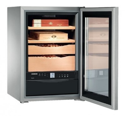 Umidificatore Humidor per Sigari Libera Installazione Altezza 61 cm Larghezza 43 cm Acciaio Inox Liebherr Zkes 453 001