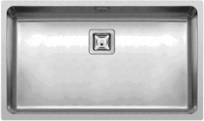 Elleci LIW700SACMU Lavello 1 Vasca Sottotop - Filotop - Semifilo 742 x 443 mm Acciaio Inox Satinato W-SQUARE