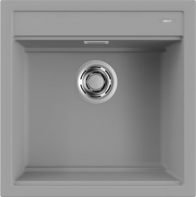 Elleci LKB10497 Lavello da Incasso 1 vasca - Monovasca Sopratop 51 x 51 cm finitura Keratek Light Grey 97 Best 104