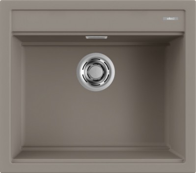 Elleci LKB10593 Lavello da Incasso 1 vasca - Monovasca Sopratop 57 x 51 cm finitura Keratek Dove Grey 93 Best 105