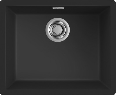 Elleci LKZ10586 Lavello Cucina 1 vasca - Monovasca Sopratop - Sottotop 556 x 456 cm Keratek Black 86 ZEN 105