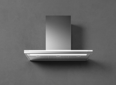 Cappa a Parete 90 cm Acciaio inox Tecnologia NRS Silenziosa FALMEC Lumen NRS 90 - CLUN90.E14P2#NEUI490F