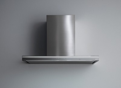 Cappa a Parete 90 cm Vetro temperato con finitura Acciaio Inox Tecnologia NRS Silenziosa FALMEC Lumina NRS 90 - CLMN90.00P2#NEUI490F