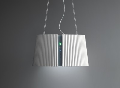 Cappa a Isola 67 cm Ceramica bianca lavorata a Ceramica mano Sistema purificazione dell’aria FALMEC Marilyn E.ion - CEMI66.E0P6#ZZZX441F