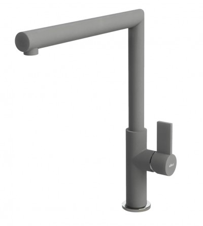 Elleci MGKARE48 Miscelatore monocomando Cucina con canna girevole Ares finitura Granitek Matt Cemento 48 