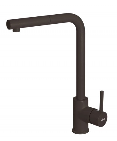 Elleci MGKTRP78 Miscelatore monocomando Cucina con canna girevole e doccetta estraibile Trail Plus finitura Granitek Matt Espresso 78