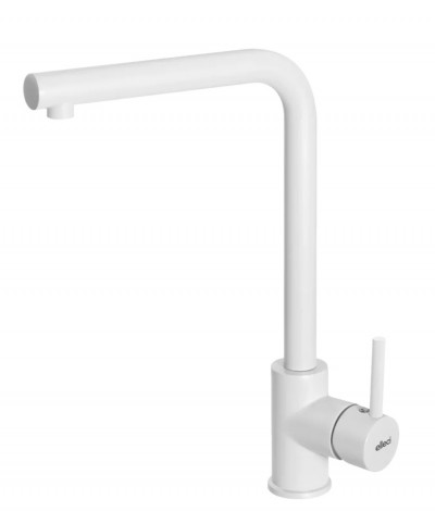 Elleci MKKTRA96 Miscelatore monocomando Cucina con canna girevole Trail finitura Keratek Bianco White 96