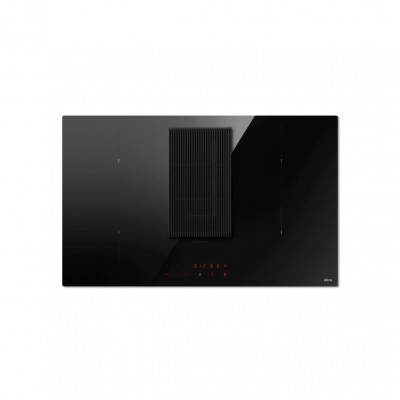 Elica NIKOLATESLA PRIME S+ BL/A/83 PRF0182325 Piano Cottura Incasso ad Induzione Nero con Cappa Integrata 83 cm Versione Aspirante convertibile in Filtrante