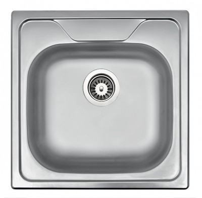 Lavello da Incasso 1 Vasca Monovasca 50 x 50 cm Acciaio Inox Serie Oceano Apell OH501IPC