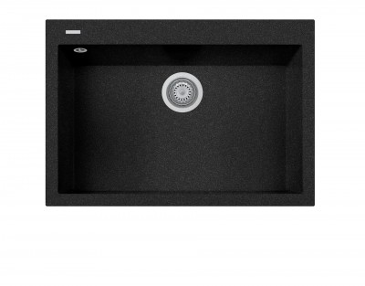 Plados ON7610-44 Lavello 1 vasca Serie One 76-10 finitura 44 ULTRAMETAL NERO