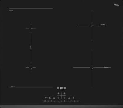 Piano Cottura da Incasso Induzione 60 cm 4 Zone CombiInduction Serie 6 Bosch PVS631FB5E