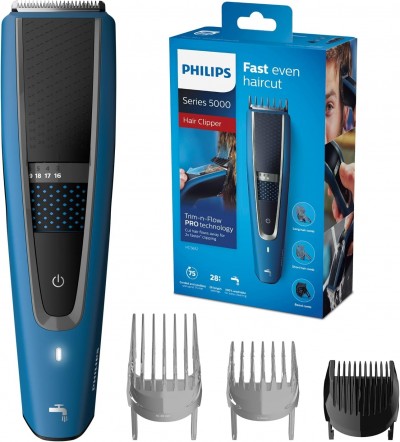 Regolacapelli con Tecnologia Trim-n-Flow e DualCut Philips Hair Clipper Serie 5000 HC5612/15