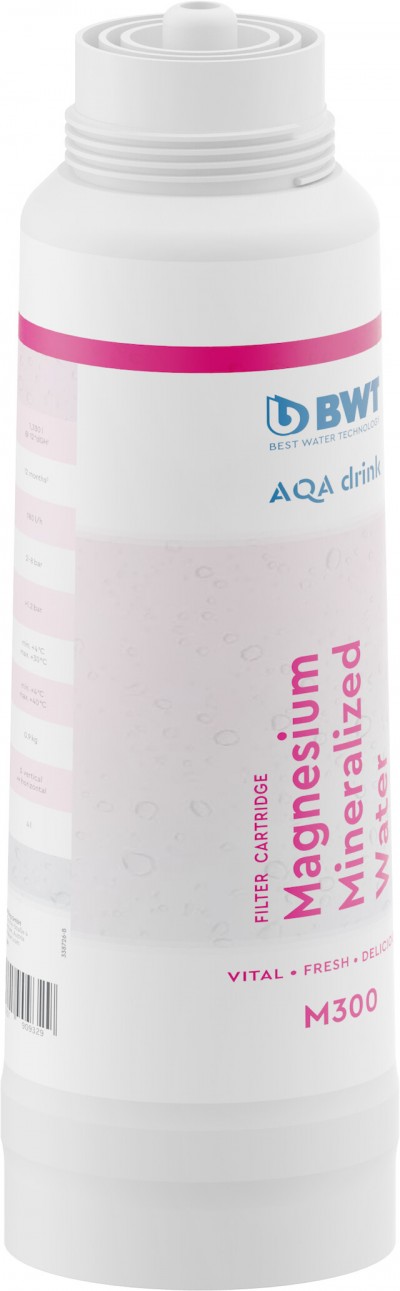 Ricambio cartuccia filtro AQA Drink Magnesium 3,33 Litri Nobili RVR93095/M Sorgente Filtra Filtro Misura M 