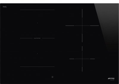 Piano Cottura da Incasso Induzione 4 Zone Flessibili 75 cm Nero Smeg SI1M4744D