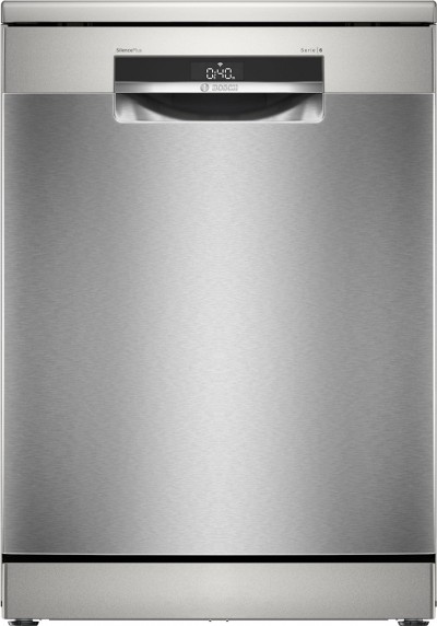Bosch Serie 6 SMS6ECI15E Lavastoviglie Libera installazione 60 cm 14 coperti Classe A Terzo Cesto Finitura Inox Green Collection - Home Connect