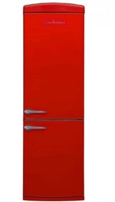 Frigorifero Libera Installazione Combinato Classe E Total No Frost Altezza 190 cm Rosso Porta Retrò Schaub Lorenz SVCBN380RE