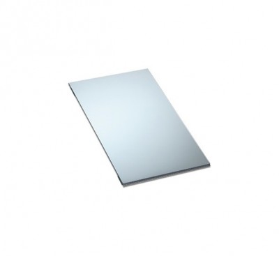Tagliere - Coperchio scorrevole in vetro finitura Silver 24 x 50 cm  per Lavelli Serie Amalthea Apell TSQ24S
