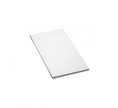 Tagliere - Coperchio scorrevole in vetro finitura Bianco 24 x 50 cm  per Lavelli Serie Amalthea Apell TSQ24W 