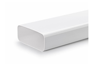 Tubo Bianco a sezione rettangolare 222 x 89 mm Sistemi di canalizzazione Cappe Foster  9700 532 - 9700532
