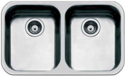 Lavello 2 Vasche Sottotop Acciaio Inox SMEG UM4040