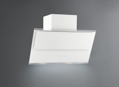 Cappa a Parete 85 cm Acciaio Vetro temperato lucido Bianco Tecnologia NRS Silenziosa FALMEC Verso NRS - CVXN85.E1P2#ZZZF490F