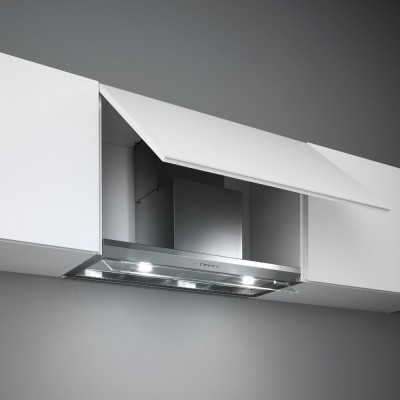 Cappa ad Incasso 75 cm Acciaio inox Veletta in vetro temperato ruotabile FALMEC Virgola Evolution - CVJN75.E17P2#ZZZ3460F