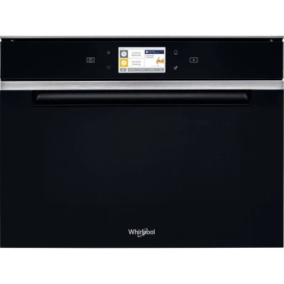 Forno Microonde Combinato da incasso 40 Litri Altezza 45 cm Vetro Nero e profilato Inox Whirlpool Linea W11 Collection W11I MW161